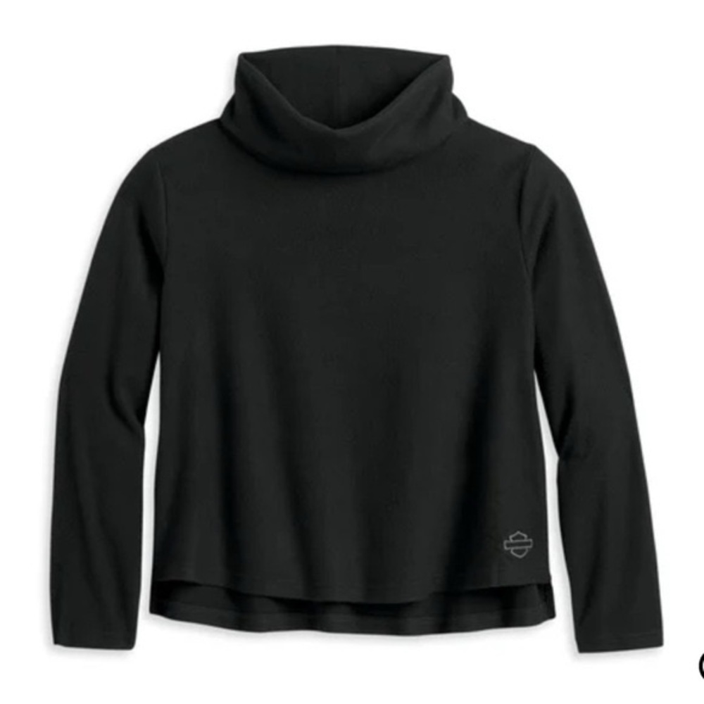 Harley Davidson - Iron Bond Black Beauty Lightweight Soft Turtleneck Size Small